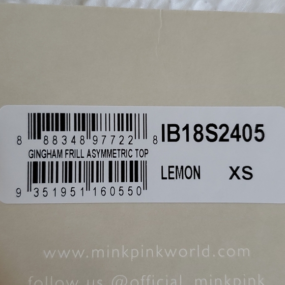 Mink Pink Yellow Gingham Set - Picture 5 of 5